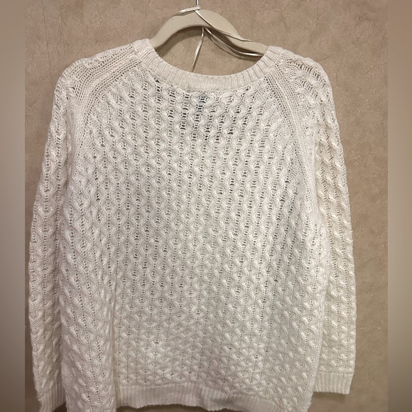 Cable Knit Oversized Boatneck Sweater - Picture 7 of 7